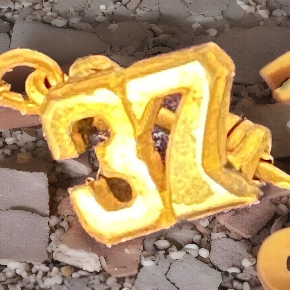 1937 TIE TACK Yonkers Sacred Heart High School SHS Graduation Gold Chain 2 3/8" - Picture 4 of 7